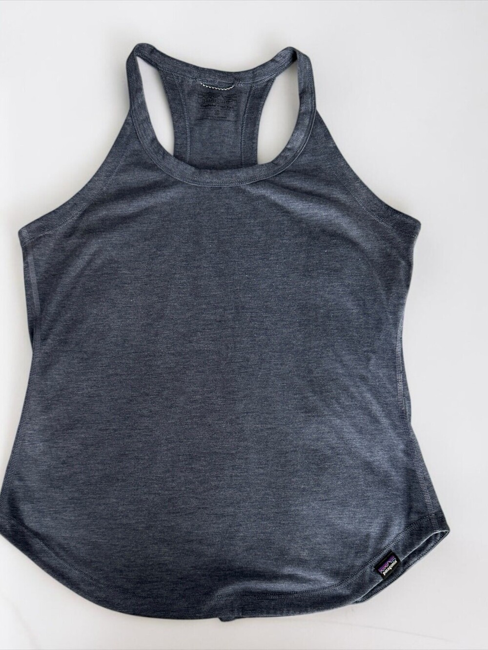 Patagonia Capilene Cool Trail Racerback Tank Top Women’s Small Blue Gray
